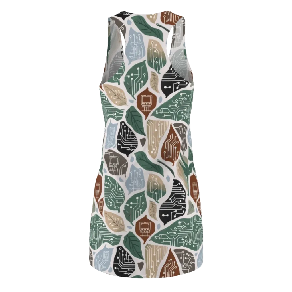 Botanical Logic on Racerback Dress — Back