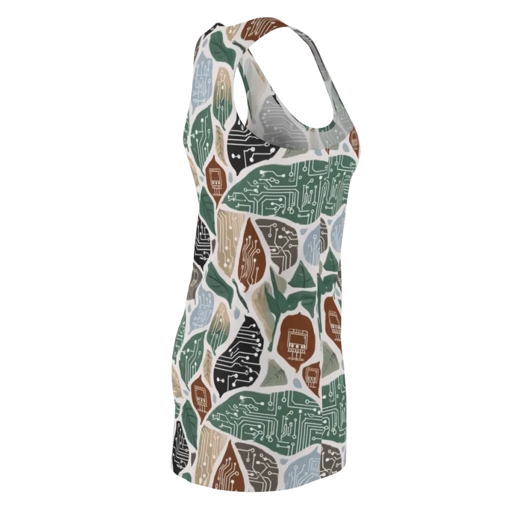 Botanical Logic on Racerback Dress — Back Side