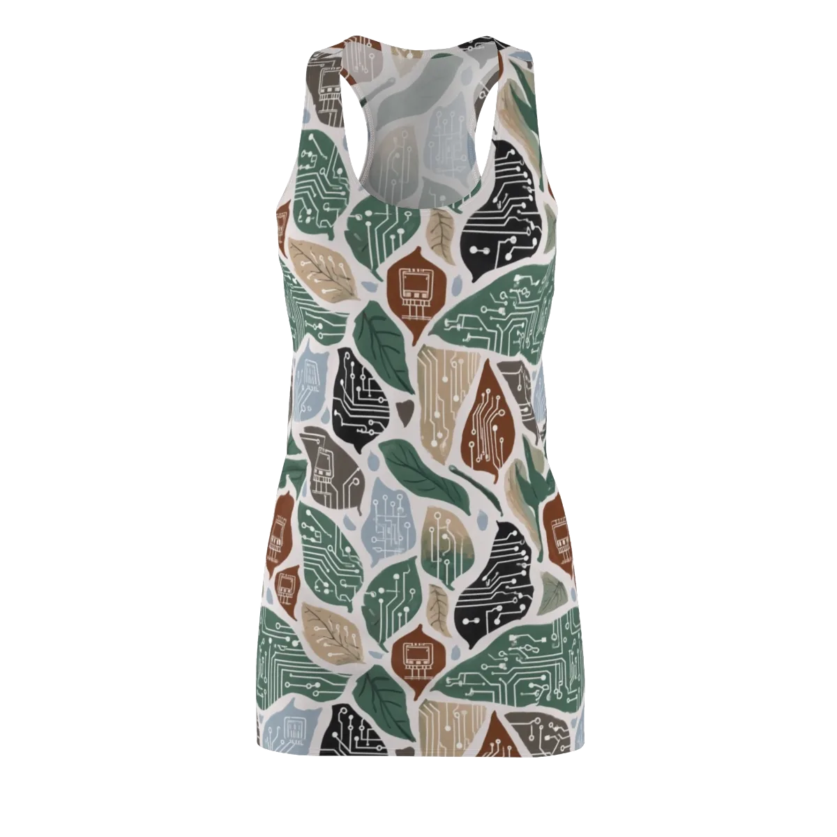 Botanical Logic on Racerback Dress — Front