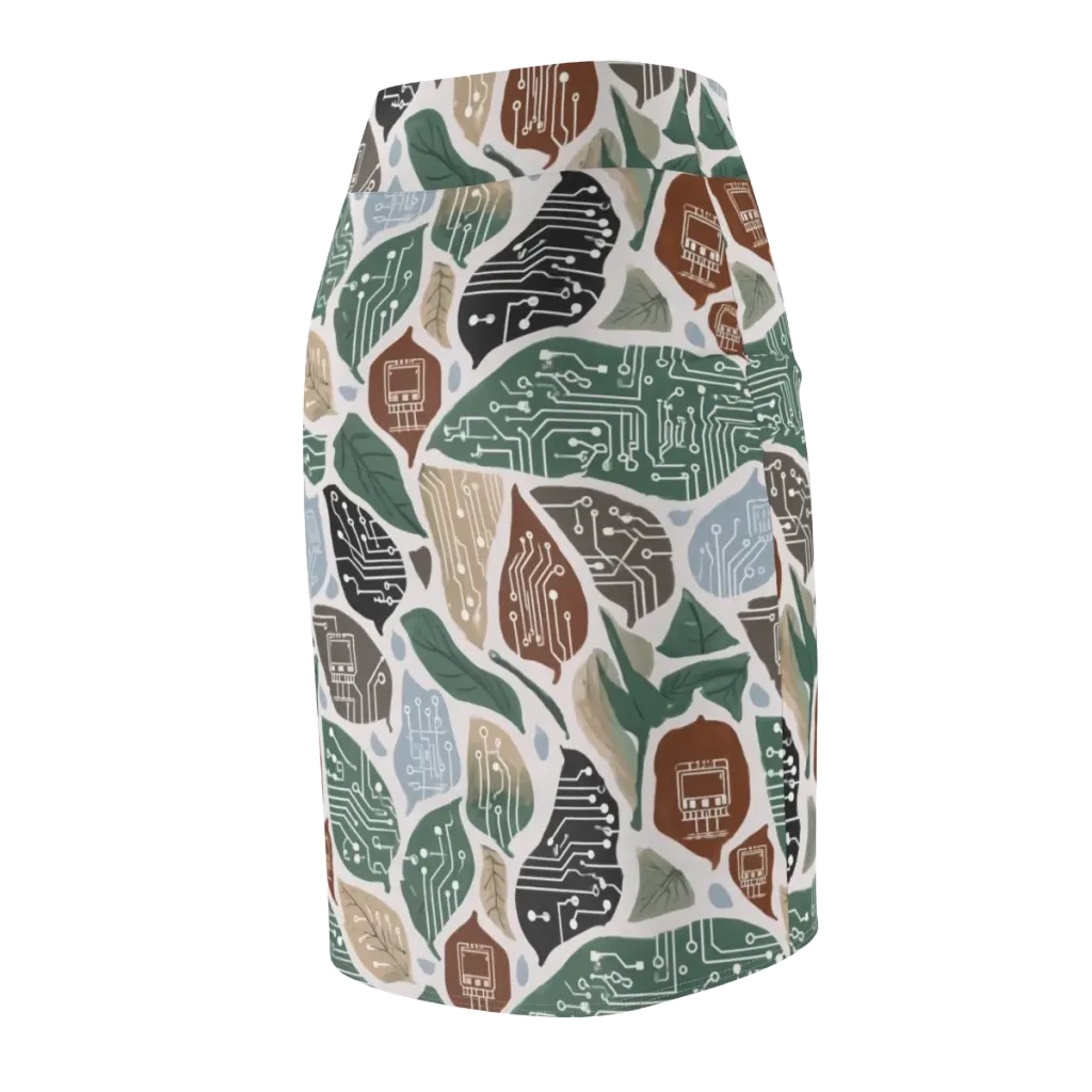 Botanical Logic on Pencil Skirt — Back Side