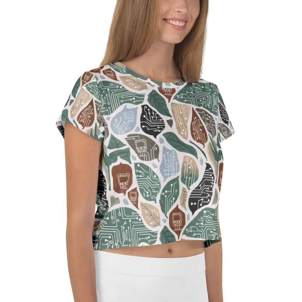 Botanical Logic on Crop Tee — Right