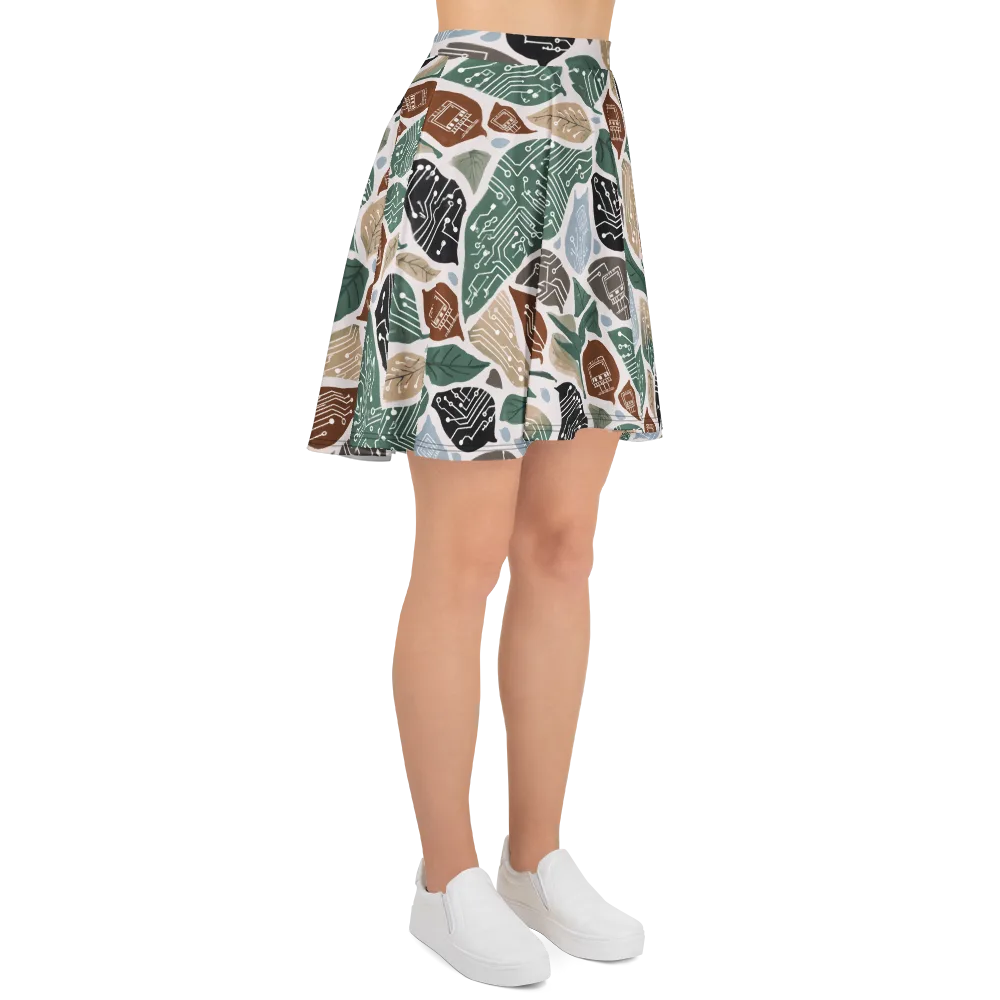 Botanical Logic on Skater Skirt — Right
