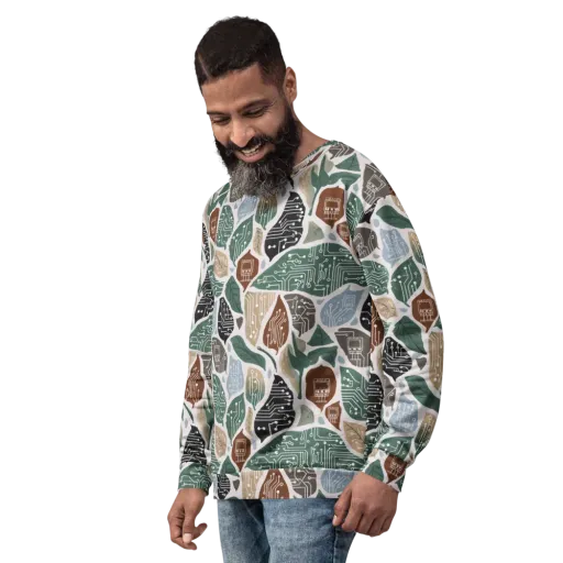 Botanical Logic on a Sweatshirt