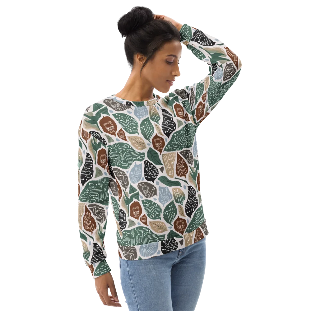 Botanical Logic on Sweatshirt — Right Front