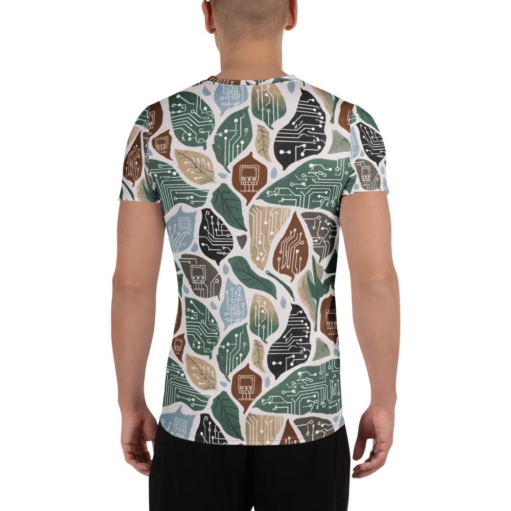 Botanical Logic on Men's Athletic T-Shirt — Back