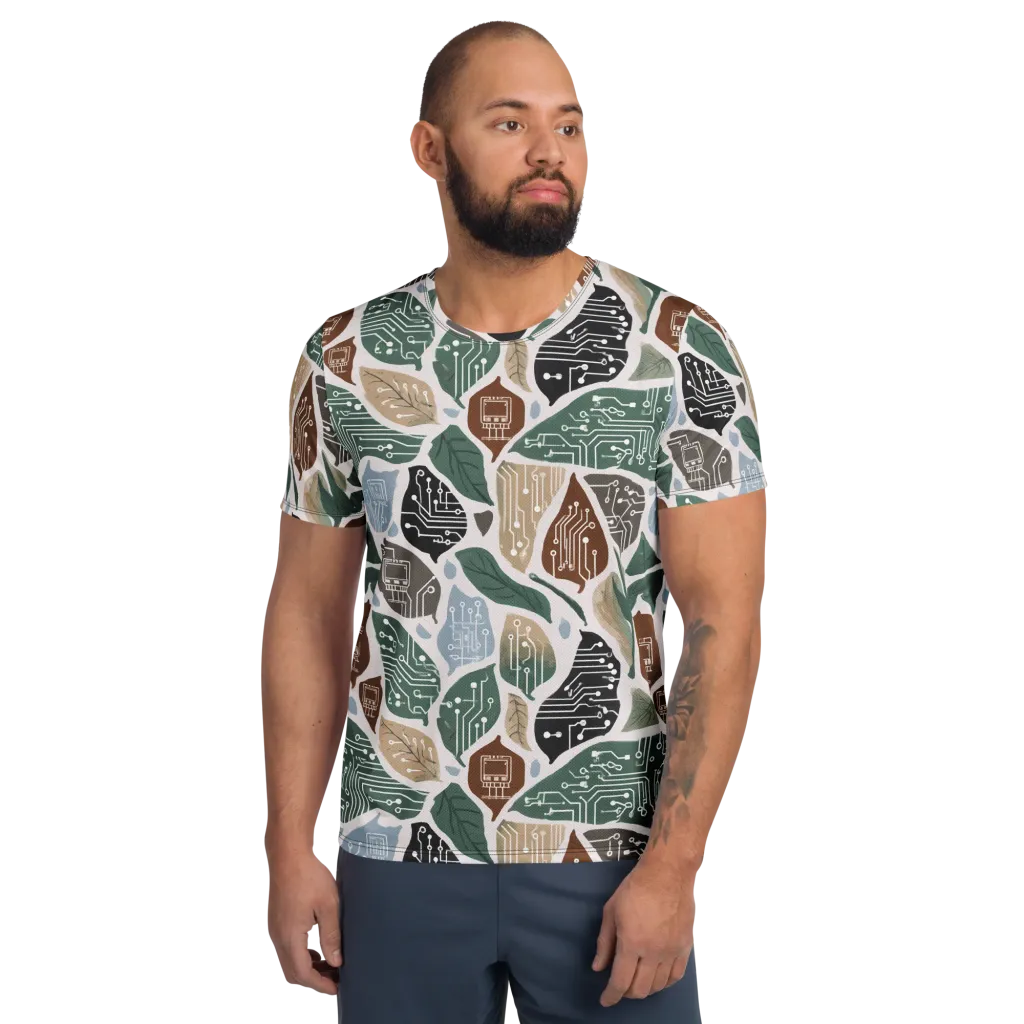 Botanical Logic on Men's Athletic T-Shirt — Front