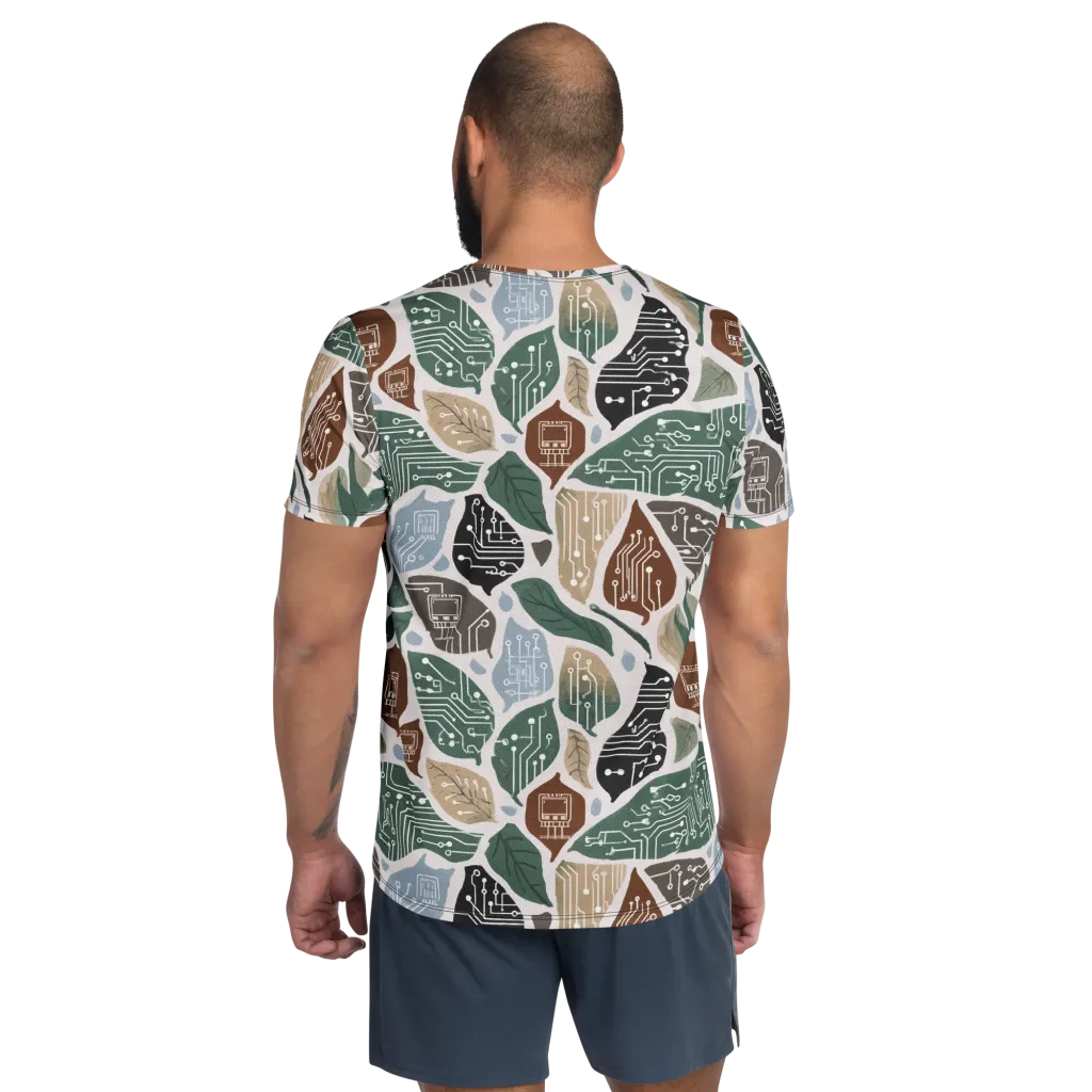 Botanical Logic on Men's Athletic T-Shirt — Back