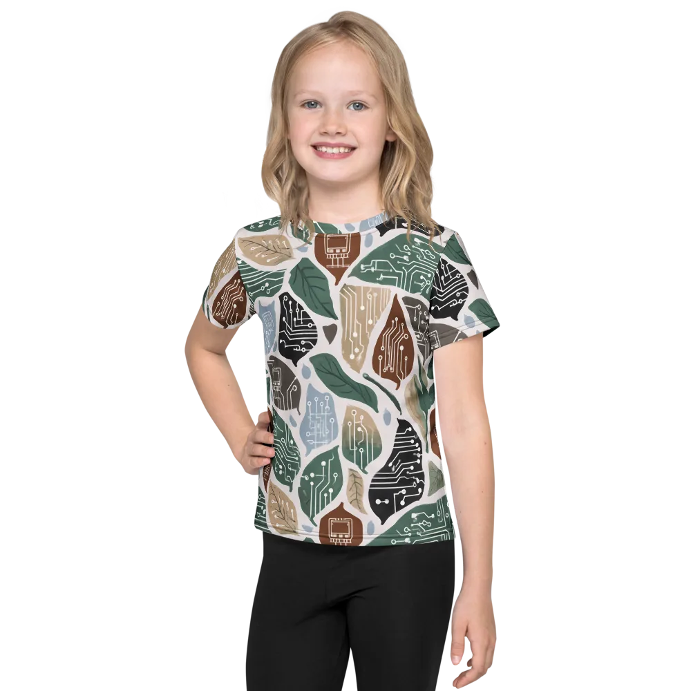 Botanical Logic on Kids Crew Neck T-Shirt — Front