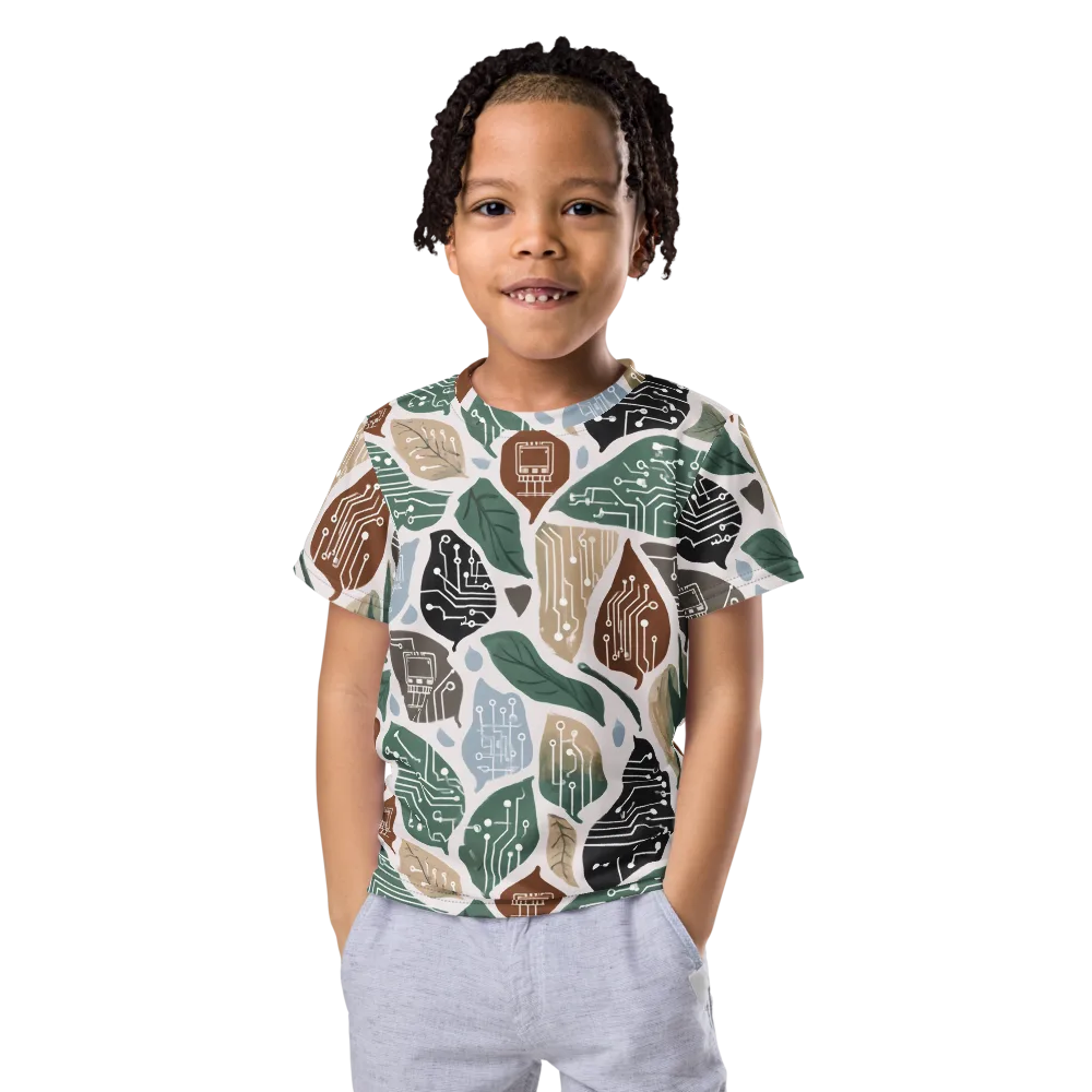 Botanical Logic on Kids Crew Neck T-Shirt — Front