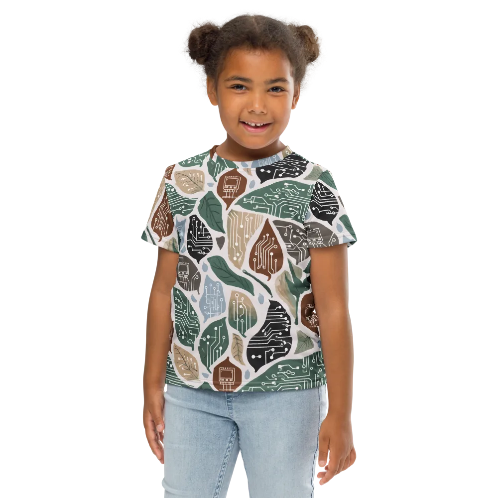 Botanical Logic on Kids Crew Neck T-Shirt — Front