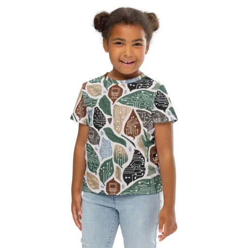 Botanical Logic on a Kids Crew Neck T-Shirt