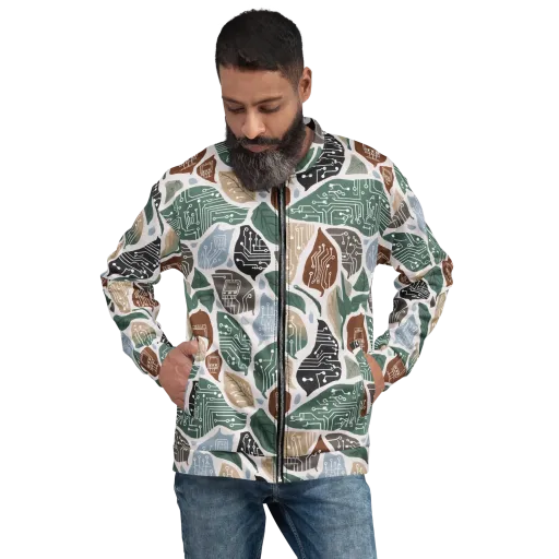 Botanical Logic on a Bomber Jacket