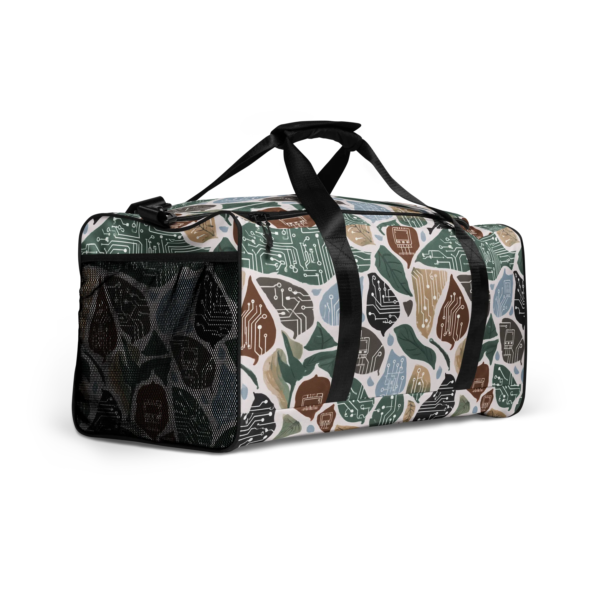 Botanical Logic on Duffle Bag — Right Front