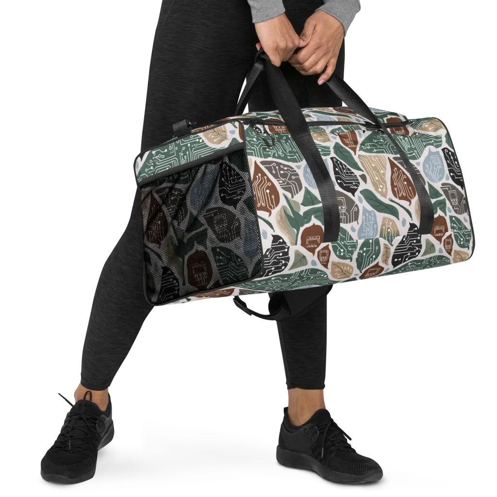 Botanical Logic on Duffle Bag — Right Front