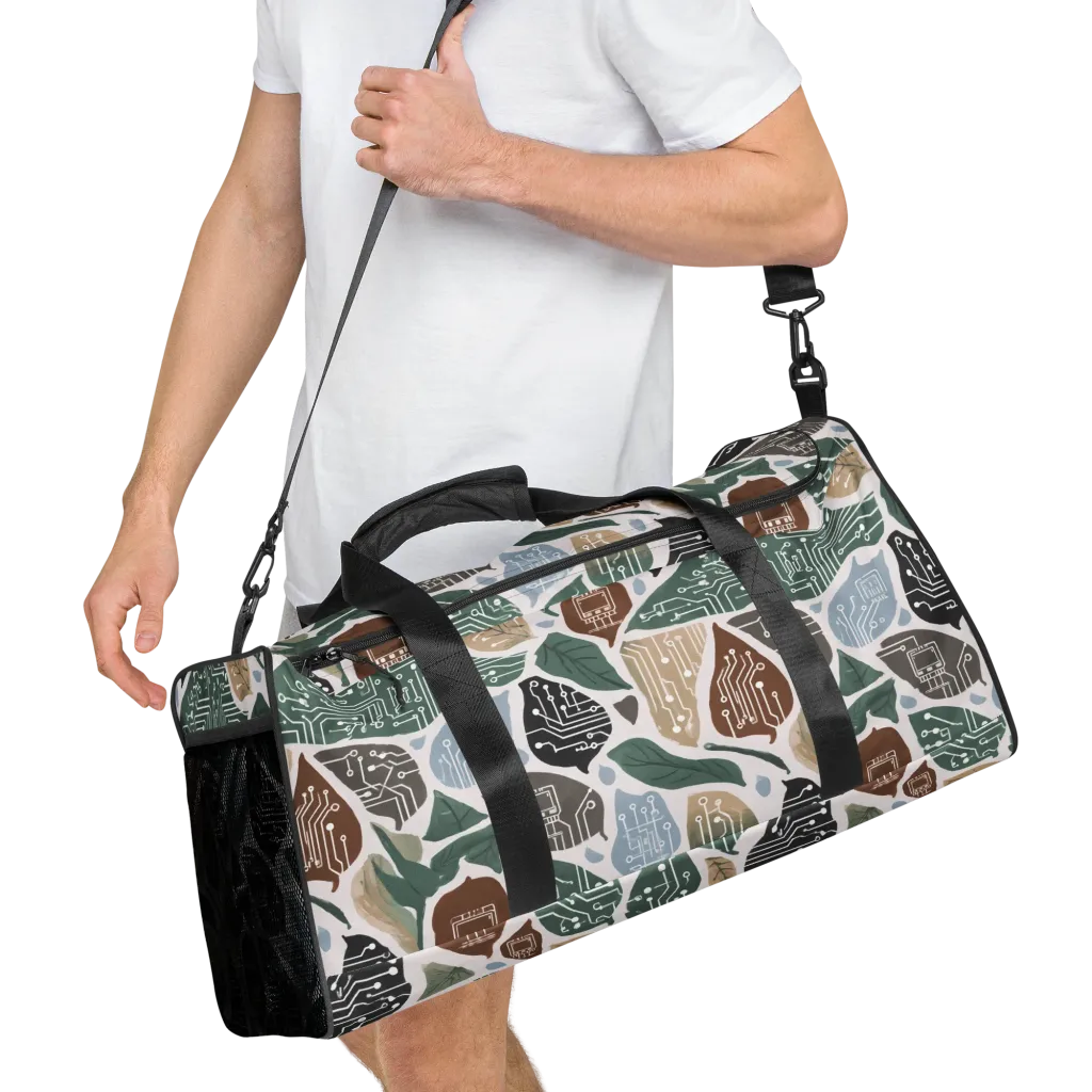 Botanical Logic on Duffle Bag — Right Front