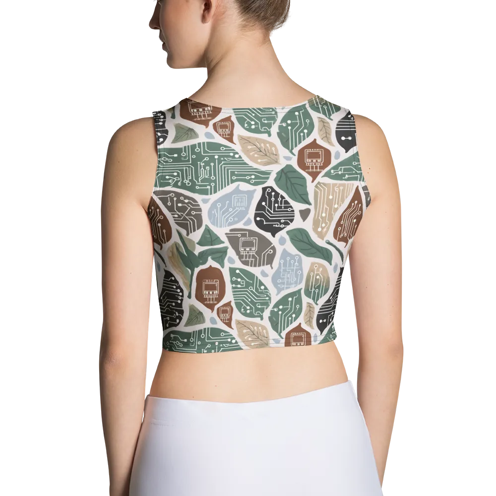 Botanical Logic on Crop Top — Back