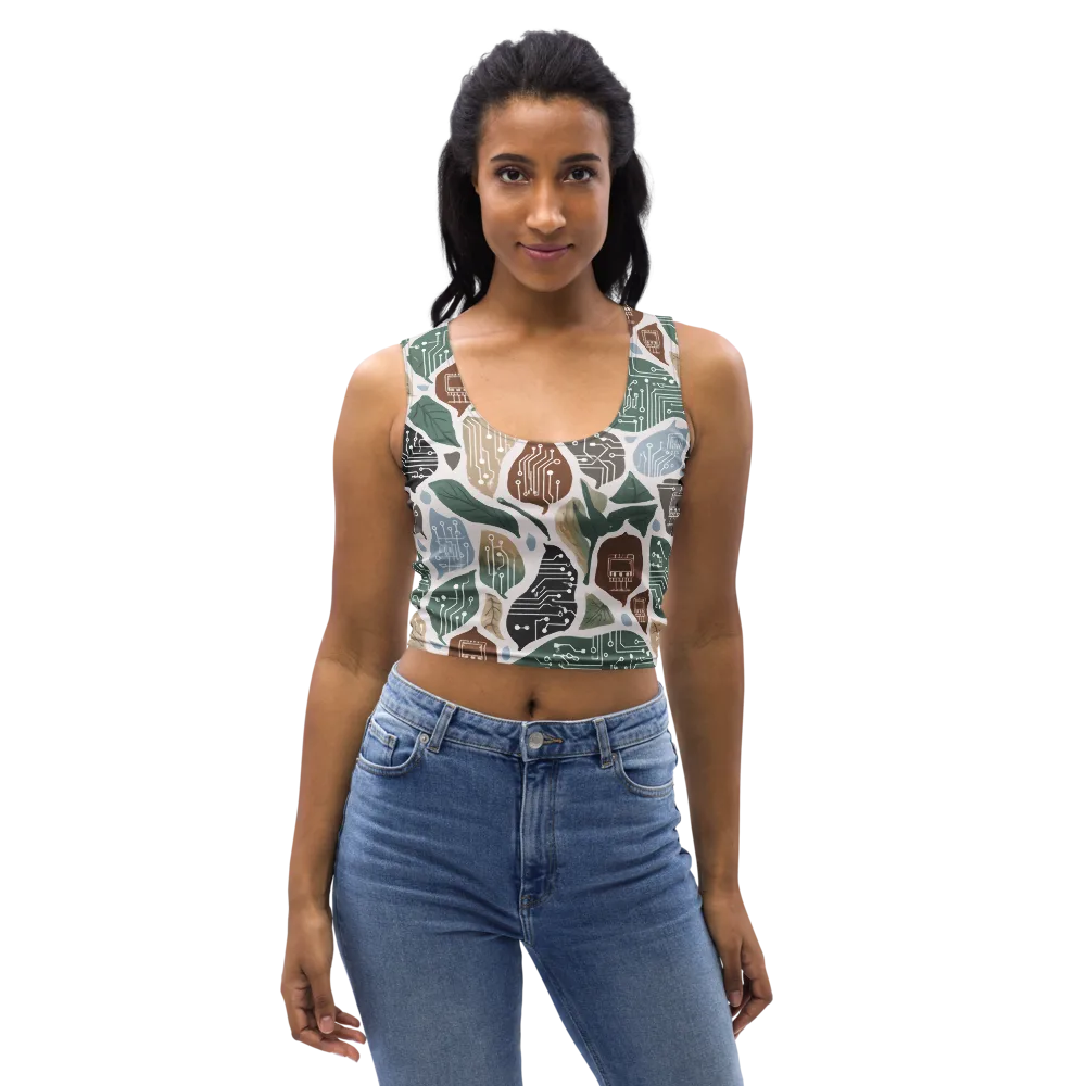 Botanical Logic on Crop Top — Front