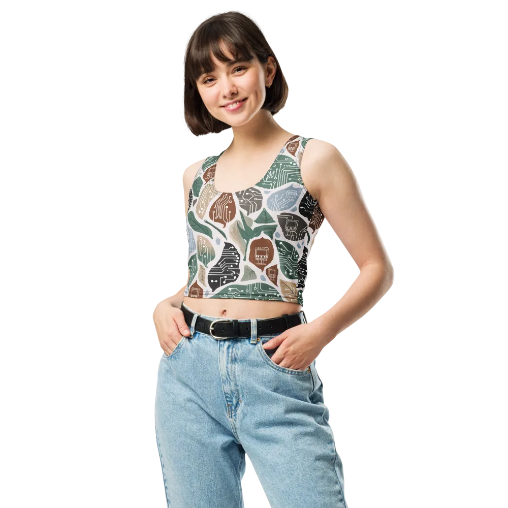 Botanical Logic on Crop Top — Front