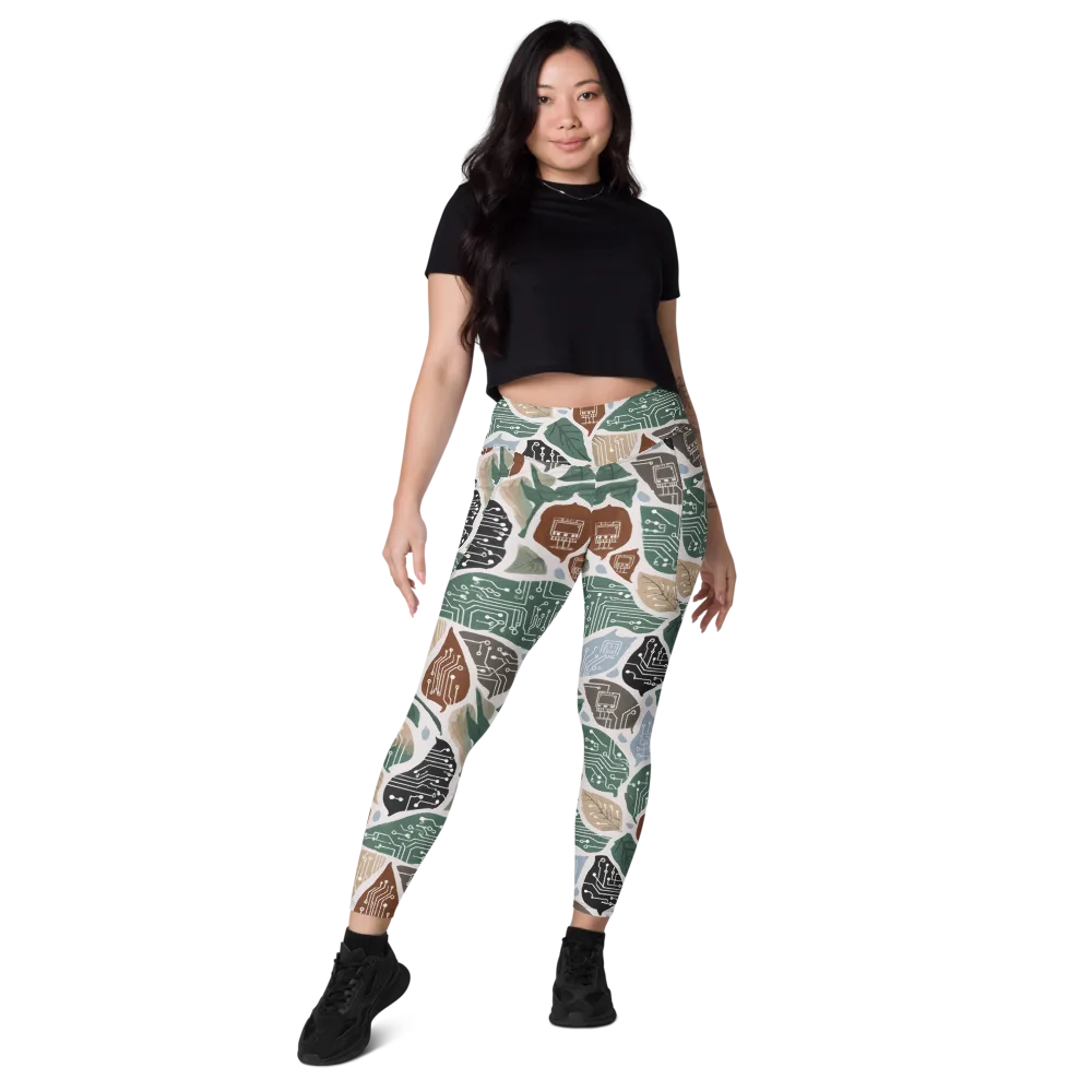 Botanical Logic on Leggings with Pockets — Front