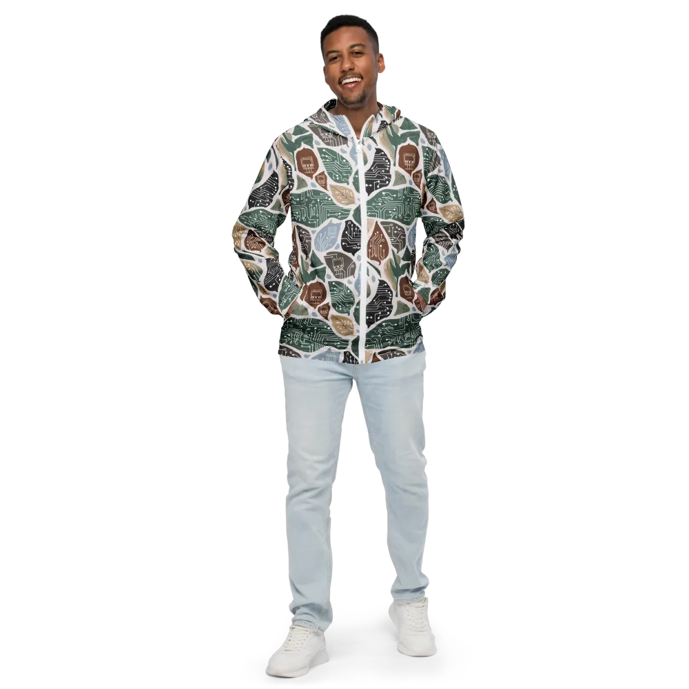 Botanical Logic on Men's Windbreaker — Front