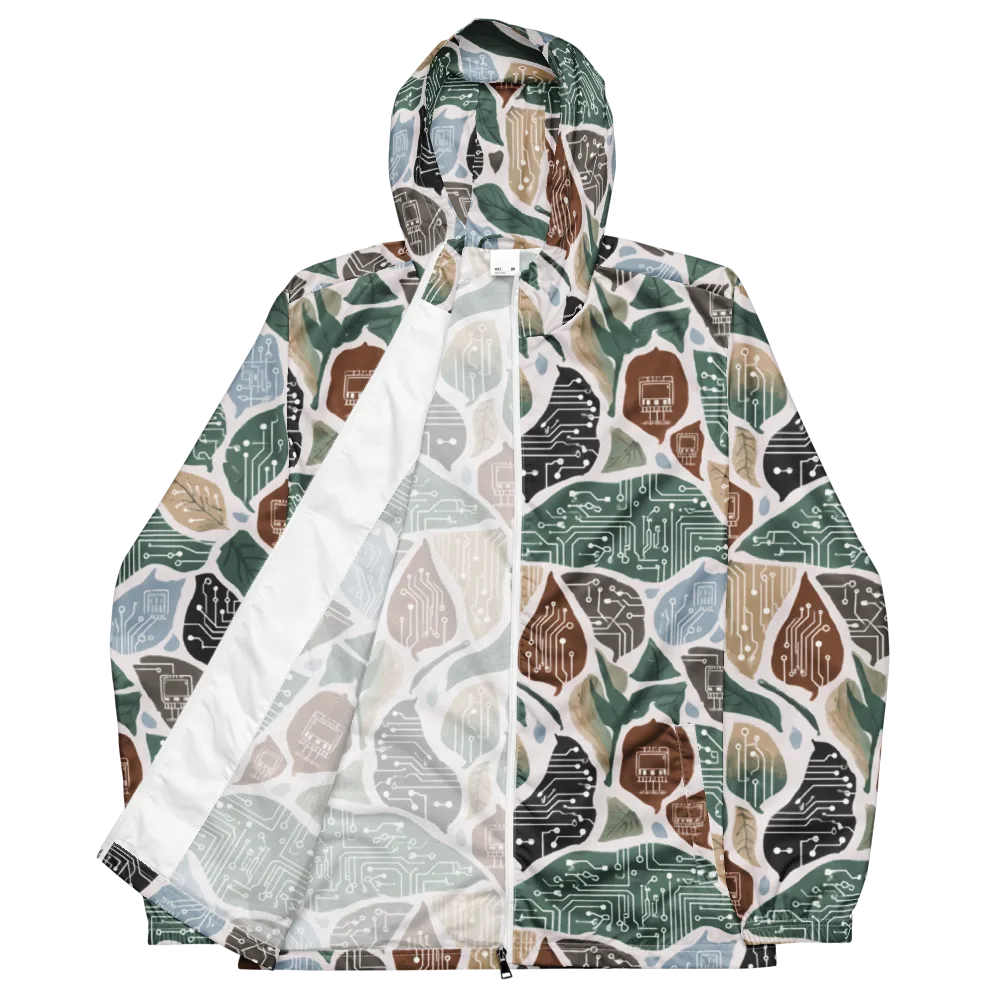 Botanical Logic on Men's Windbreaker — Front