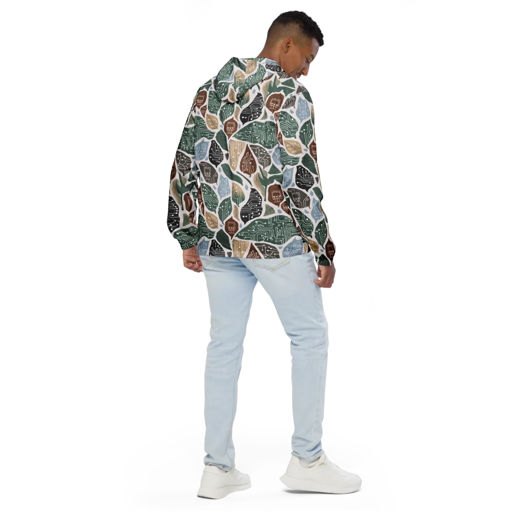 Botanical Logic on Men's Windbreaker — Back