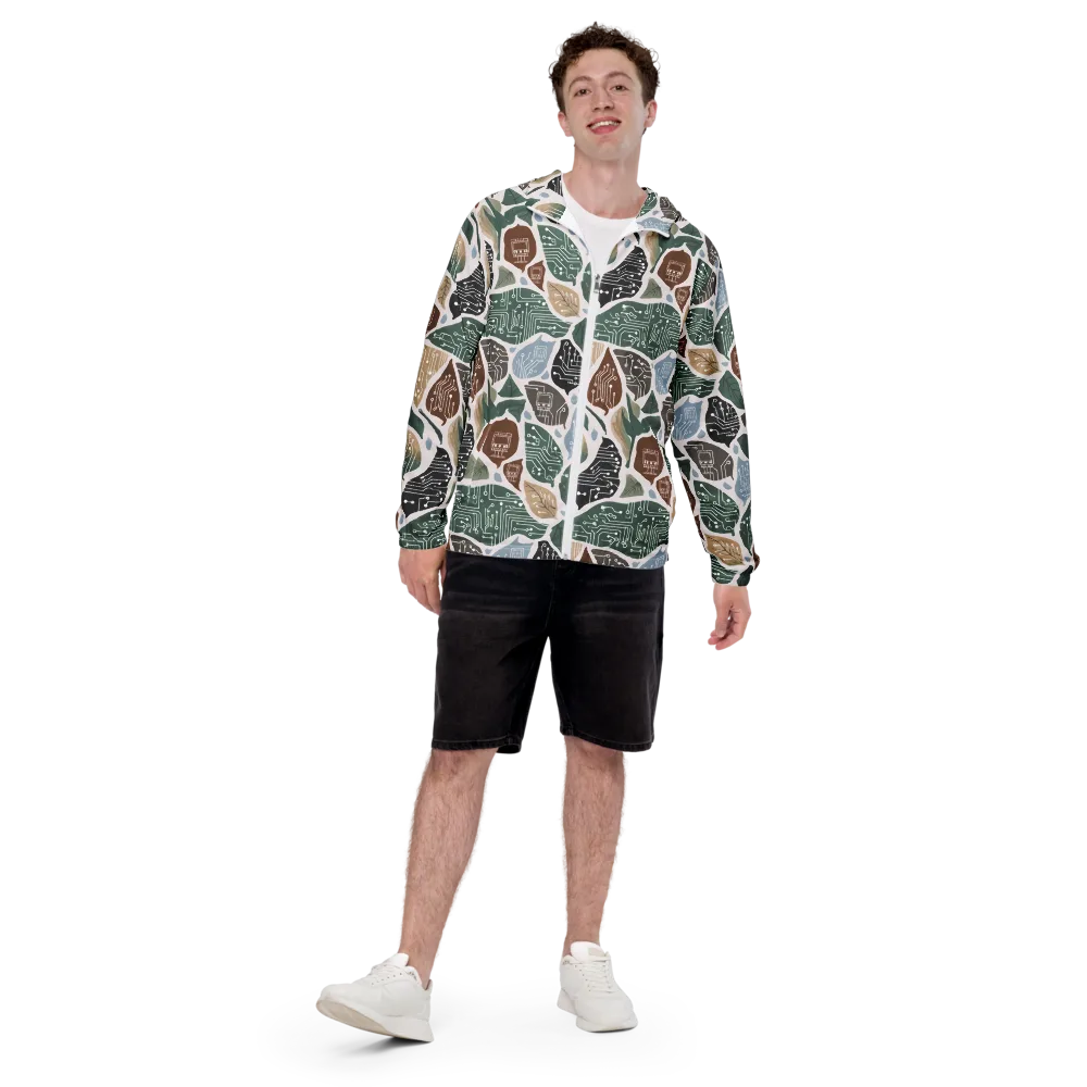 Botanical Logic on Men's Windbreaker — Front