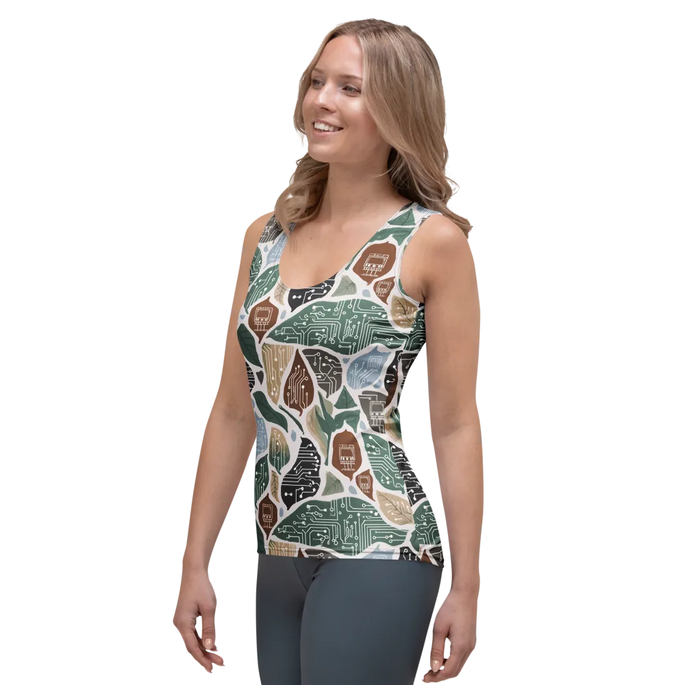 Botanical Logic on Women's Tank Top — Left Front