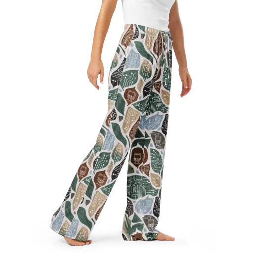 Botanical Logic on a Women's Pajama Pants