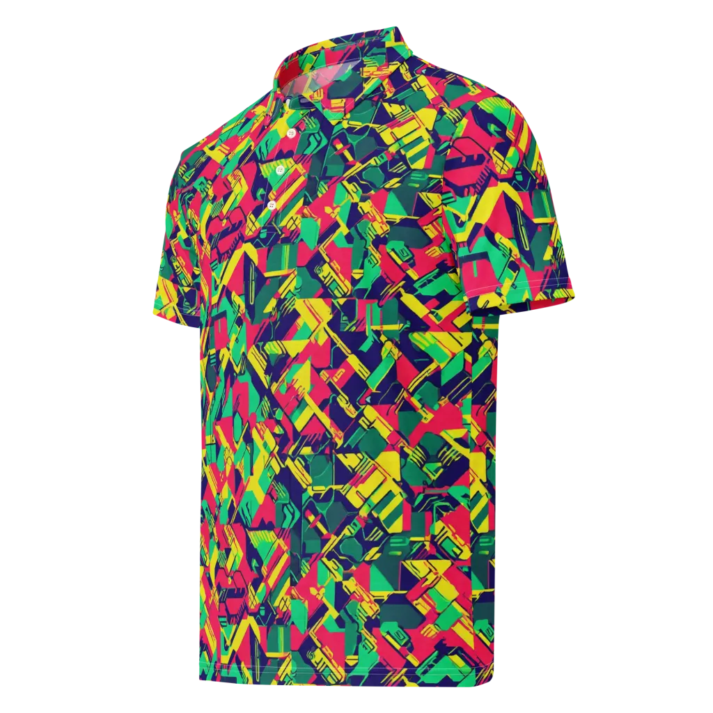 Hypercolor Relay on Men's Slim Fit Polo Shirt — Left Front