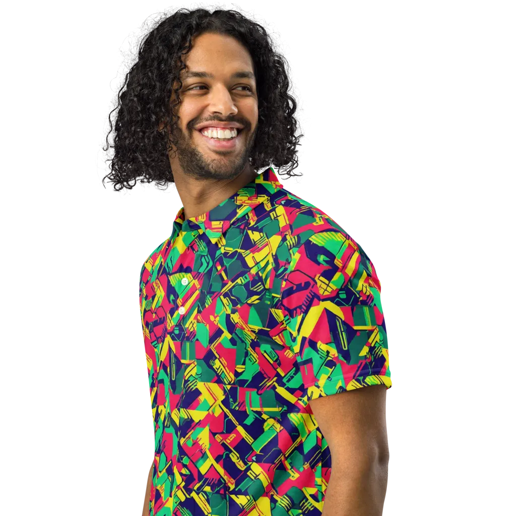 Hypercolor Relay on Men's Slim Fit Polo Shirt — Left Front