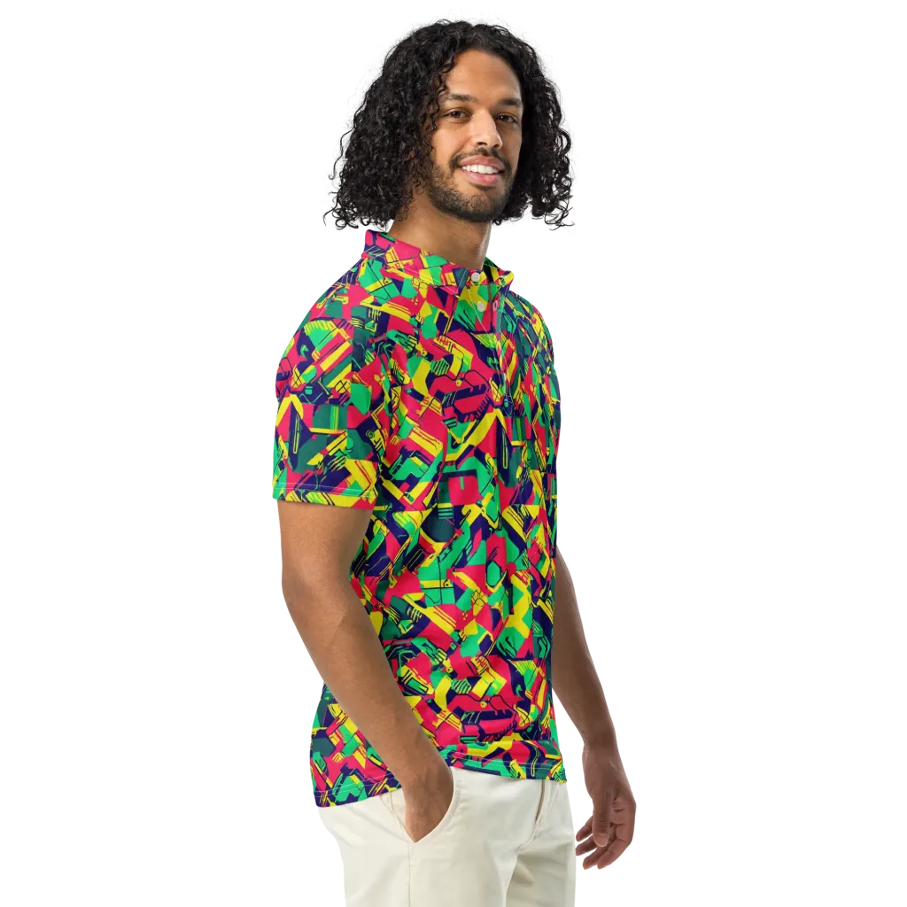 Hypercolor Relay on Men's Slim Fit Polo Shirt — Right Front