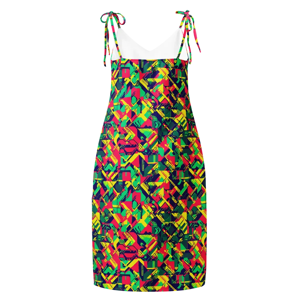 Hypercolor Relay on Slip Dress — Back