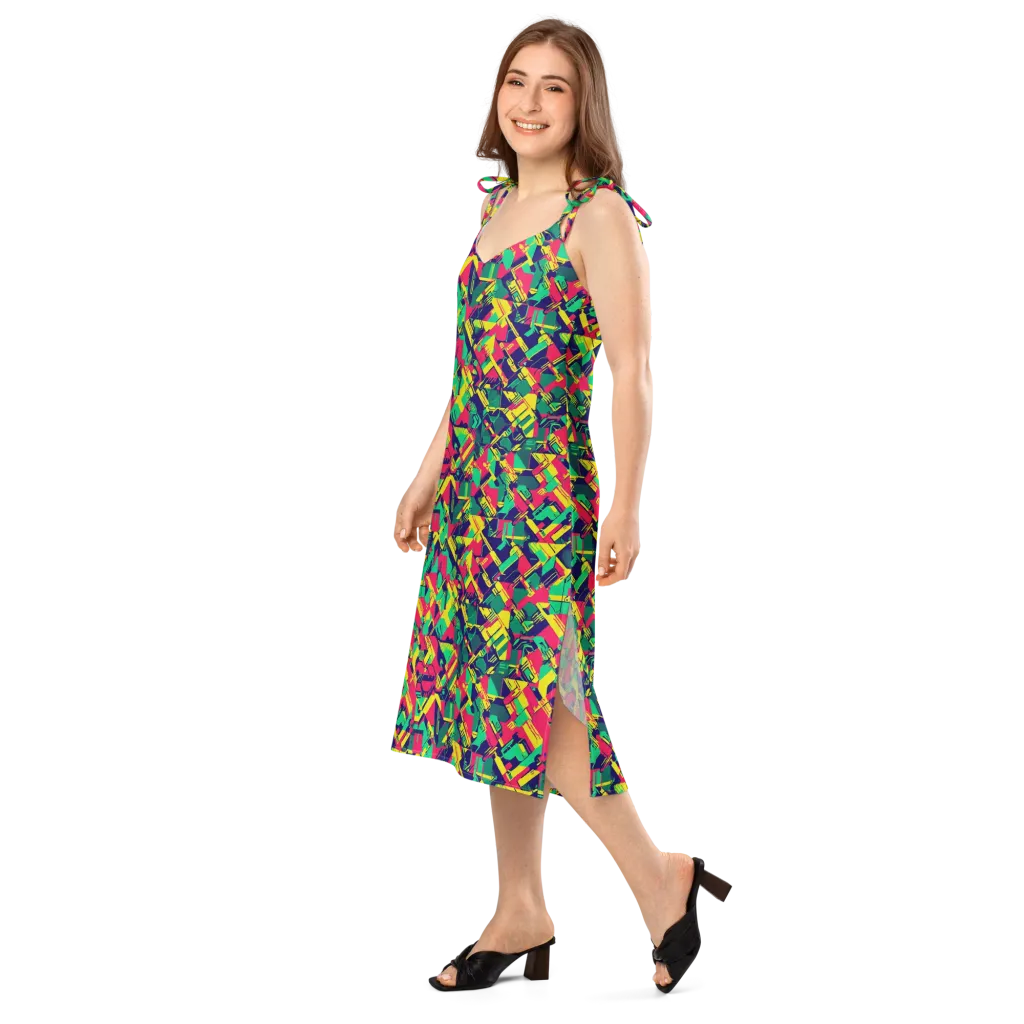 Hypercolor Relay on Slip Dress — Left Front