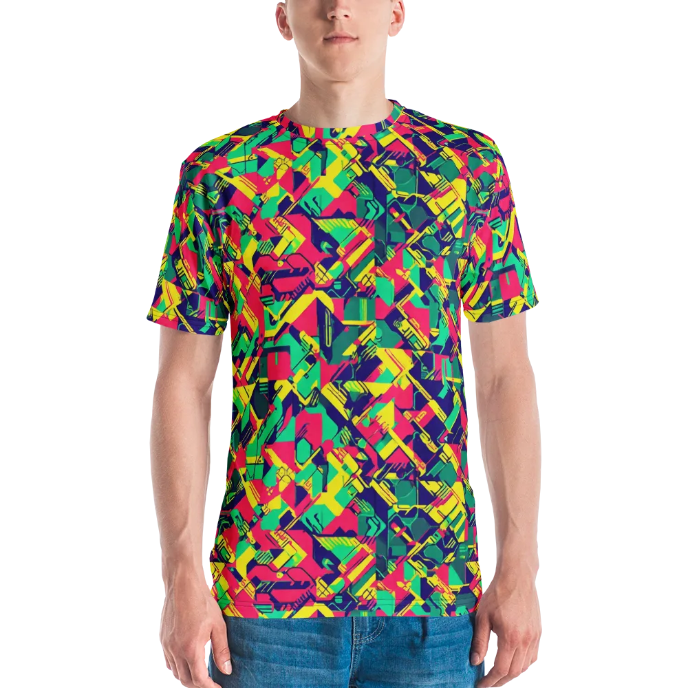 Hypercolor Relay on Men's Crew Neck T-Shirt — Front