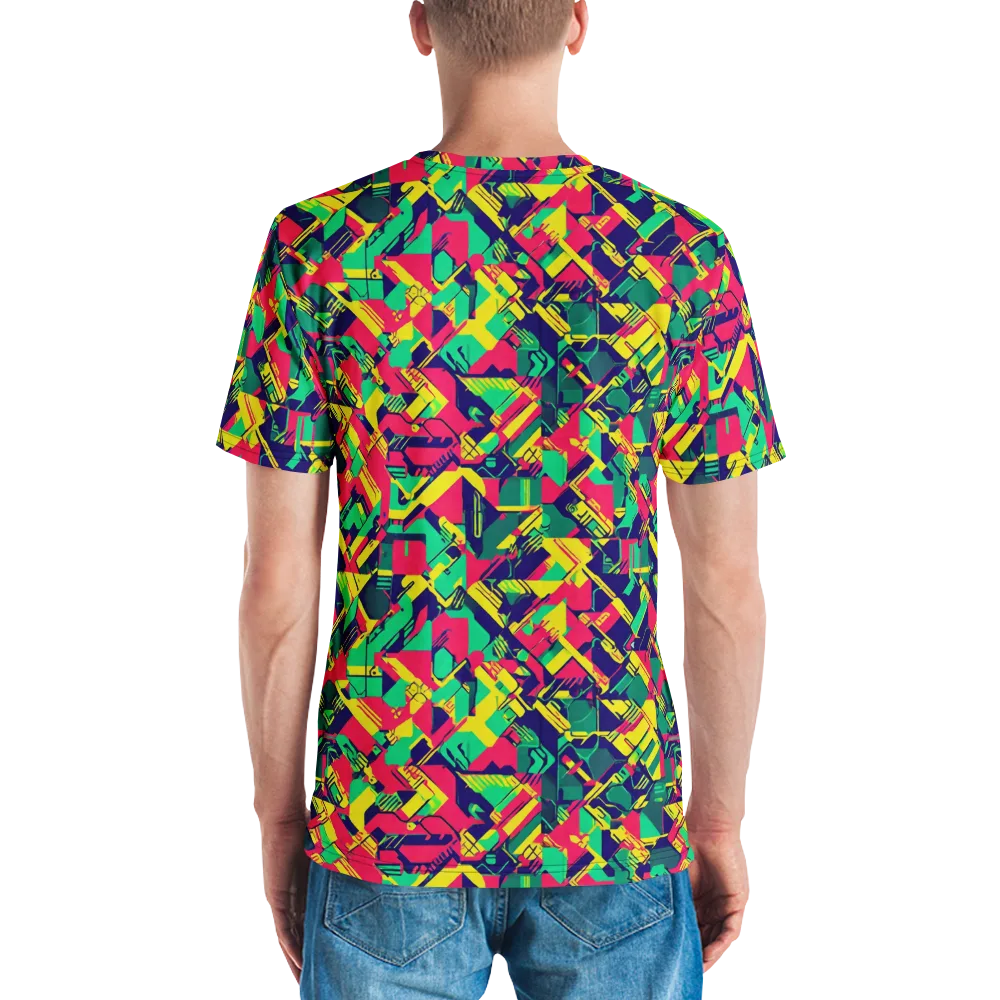 Hypercolor Relay on Men's Crew Neck T-Shirt — Back