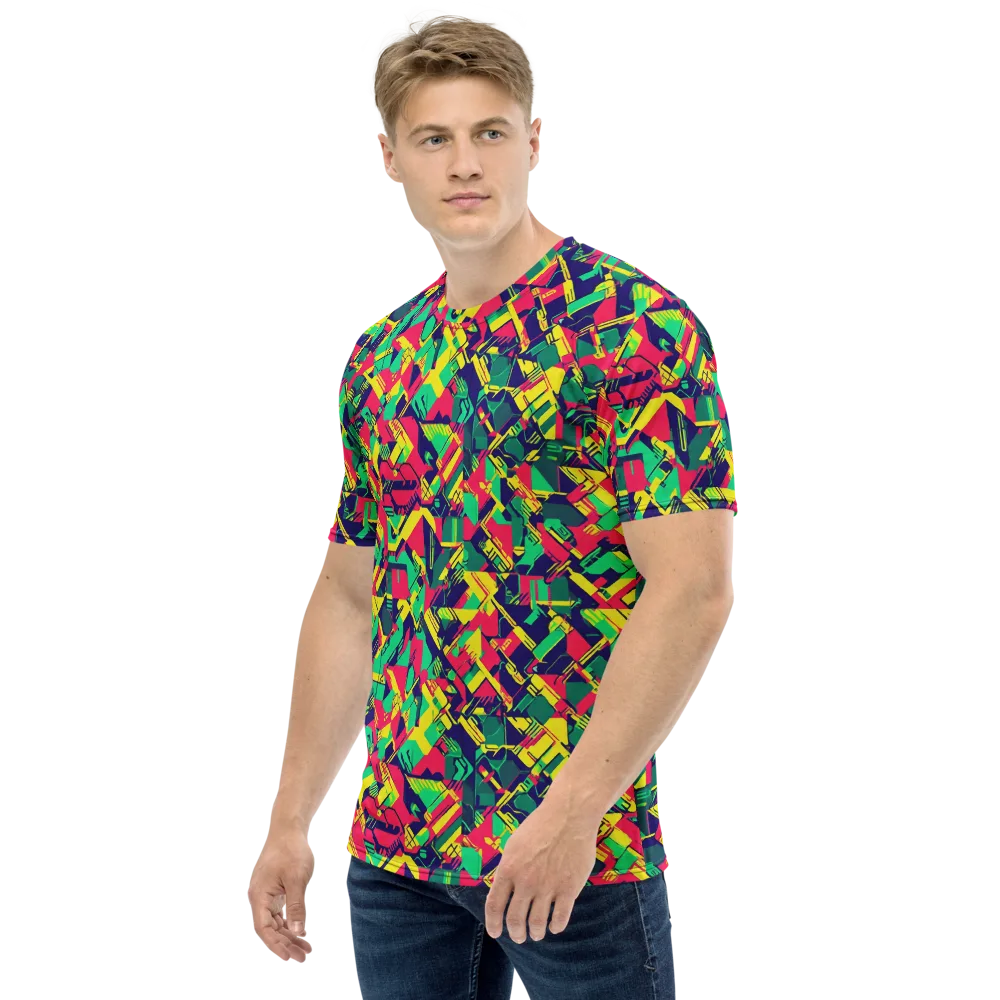 Hypercolor Relay on Men's Crew Neck T-Shirt — Left