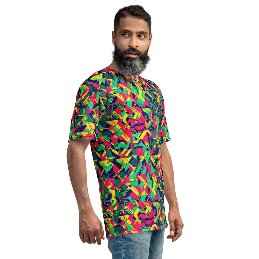 Hypercolor Relay on Men's Crew Neck T-Shirt — Right