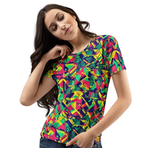 Hypercolor Relay on a Women's Crew Neck T-Shirt