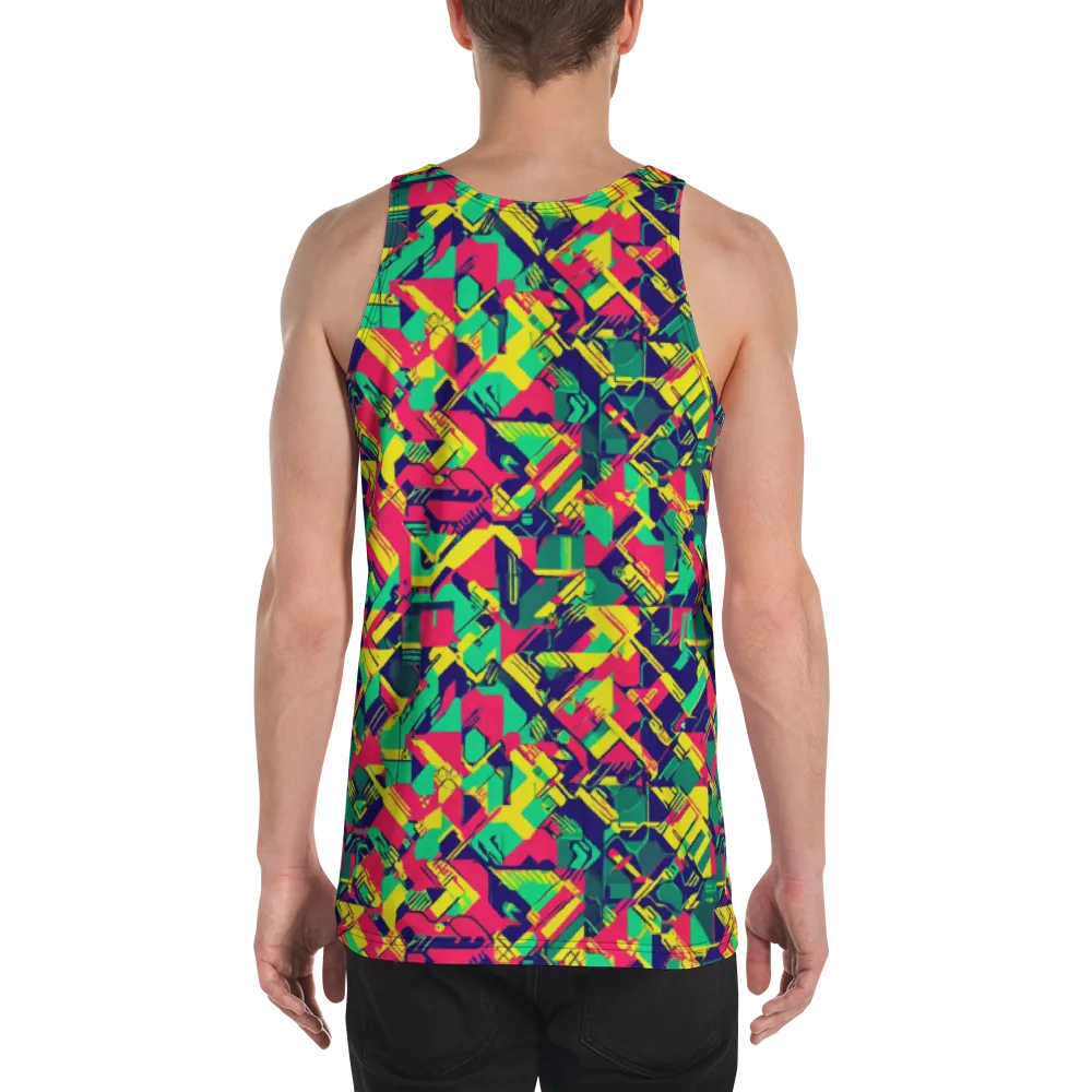 Hypercolor Relay on Men's Tank Top — Back