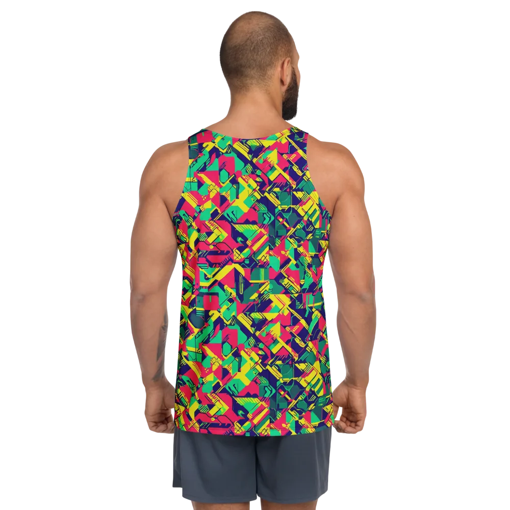 Hypercolor Relay on Men's Tank Top — Back