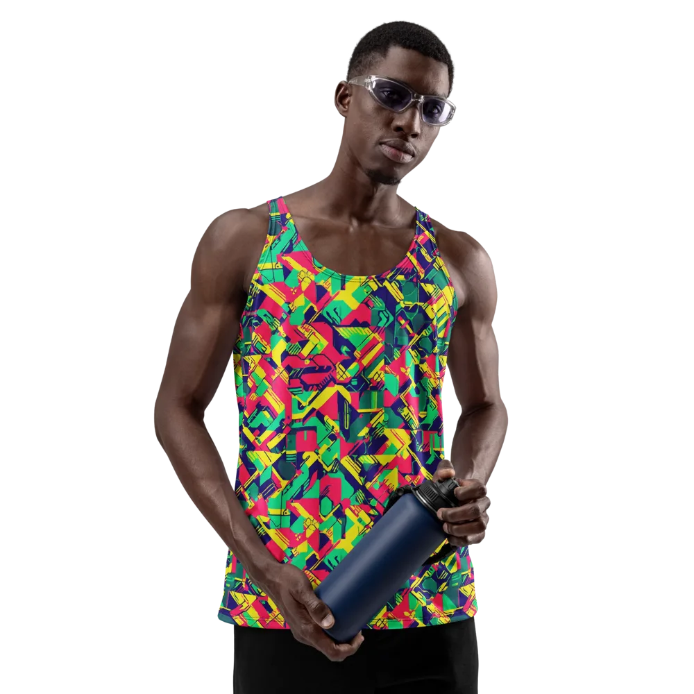 Hypercolor Relay on Men's Tank Top — Front