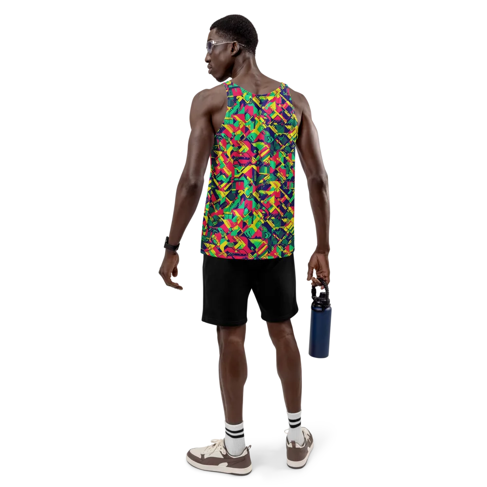 Hypercolor Relay on Men's Tank Top — Back