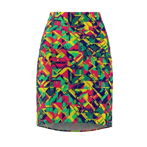 Hypercolor Relay on a Pencil Skirt