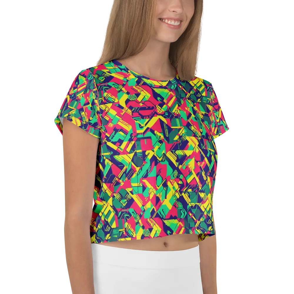 Hypercolor Relay on Crop Tee — Right