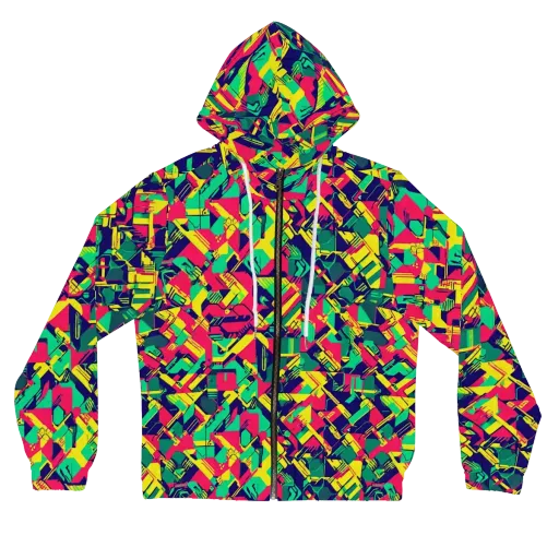 Hypercolor Relay on a Women's Full-Zip Hoodie