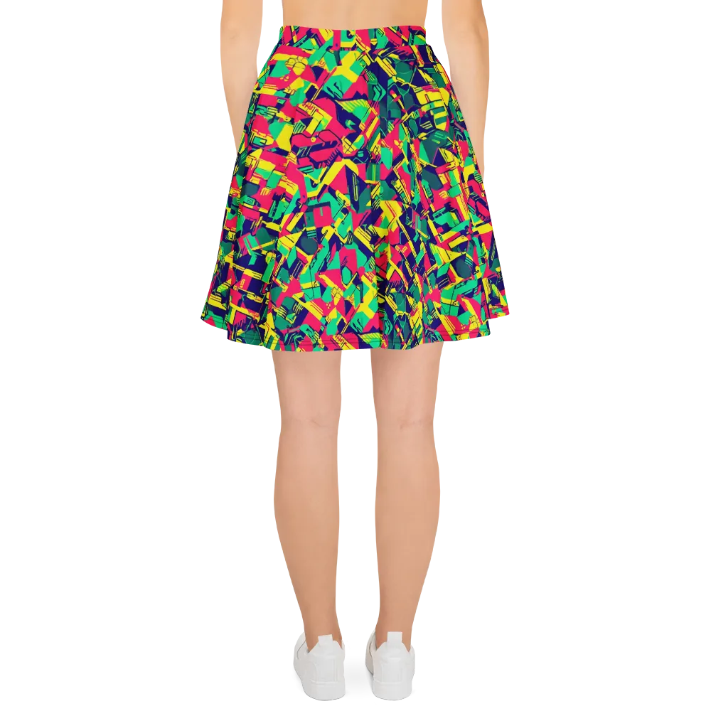 Hypercolor Relay on Skater Skirt — Back