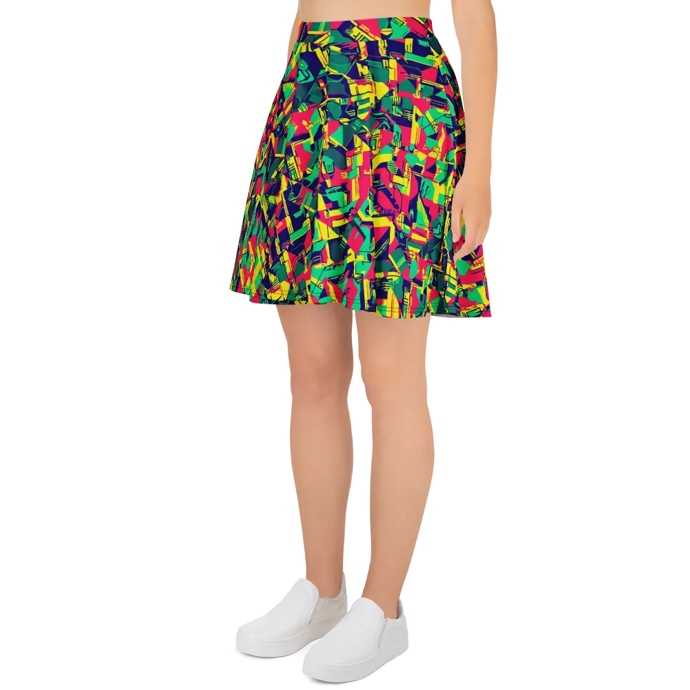 Hypercolor Relay on Skater Skirt — Left