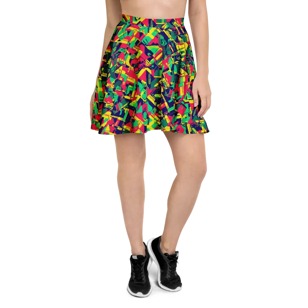 Hypercolor Relay on Skater Skirt — Front