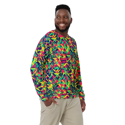 Hypercolor Relay on a Sweatshirt
